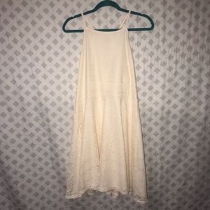 Cream Lace Dress